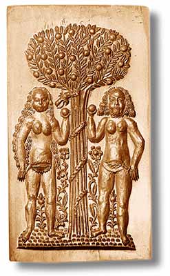 Adam und Eva um 1680, [22375] 120x210mmNone | category=[5] Modelgrösse ab 120mm Durchmesser | Mold size over 120mm diameter