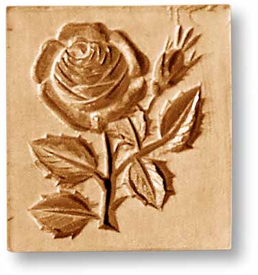 Rose mit Knospe, [22411] 58x62mmNone | category=[2] Modelgrösse von 60 bis 75mm Durchmesser | Mold size between 60 and 75mm diameter