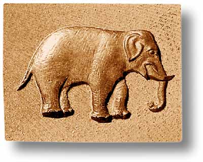 Indischer Elefant, [22478] 60x46mmNone | category=[1] Modelgrösse bis 60mm Durchmesser | Mold size up to 60mm diameter